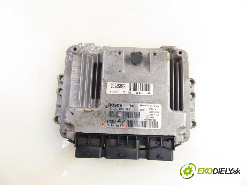 PEUGEOT 307 (3A/C) HB 2003 50,00 1.4 HDi - 8HZ (DV4TD) 1398,00 Riadiaca jednotka Motor 0281010390 ; 9647785880