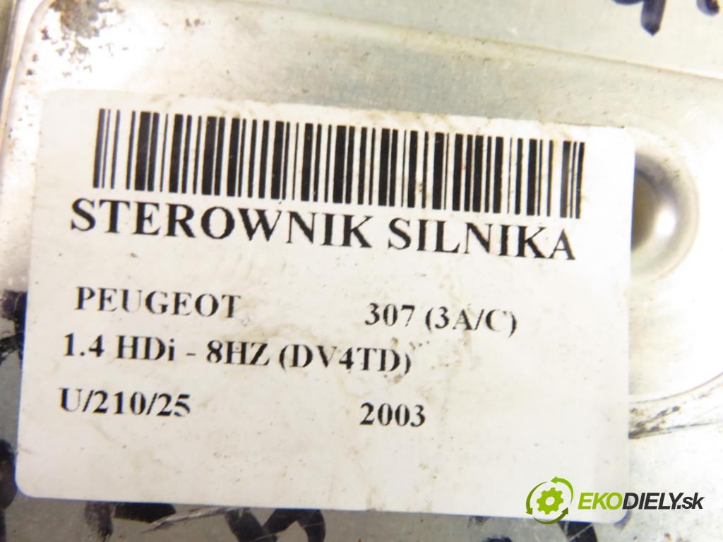 PEUGEOT 307 (3A/C) HB 2003 50,00 1.4 HDi - 8HZ (DV4TD) 1398,00 Riadiaca jednotka Motor 0281010390 ; 9647785880