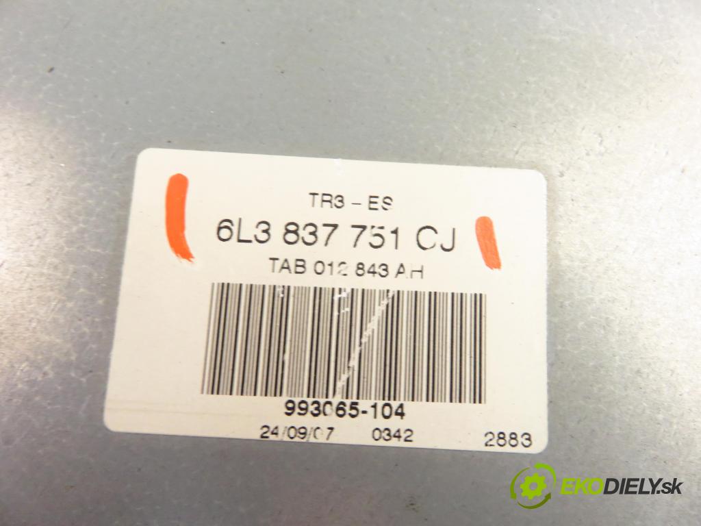 SEAT IBIZA III (6L1) HB 2007 74,00 1.9 TDI - BMT 1896,00 mechanismus oken 3D 6L3837751CJ ; 6L2959802