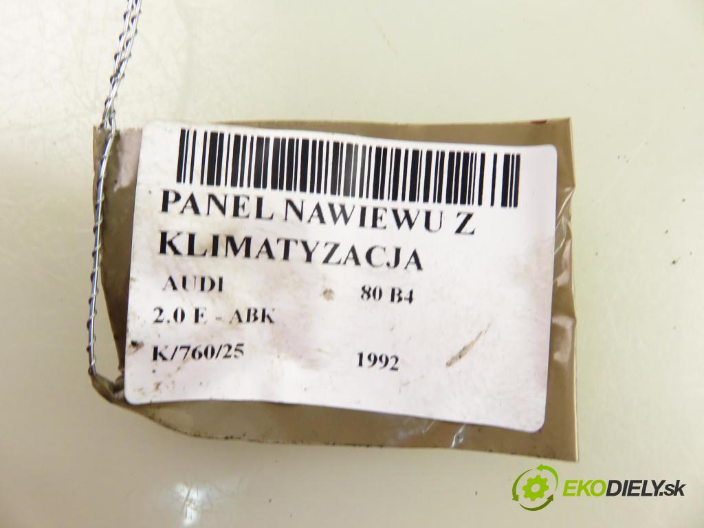 AUDI 80 (8C, B4) SEDAN 1992 85,00 2.0 E 115 - ABK 1984,00 Panel kúrenia KLIMATIZACE: 8A1820073