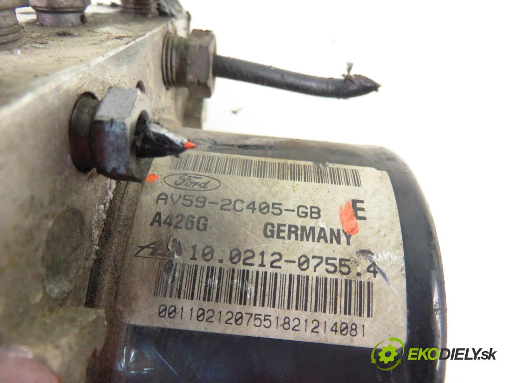 FORD FIESTA VI (CB1,CCN) HB 2011 70,00 1.6 TDCi - TZJA 1560,00 Pumpa ABS 10096101503 ; AV592C405GB (Pumpa ABS)