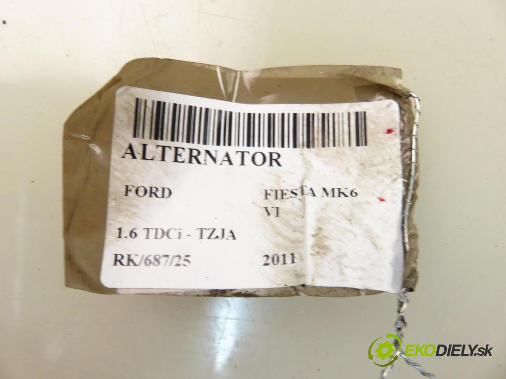 FORD FIESTA VI (CB1,CCN) HB 2011 70,00 1.6 TDCi - TZJA 1560,00 Alternátor TG12C122 (Alternátor)