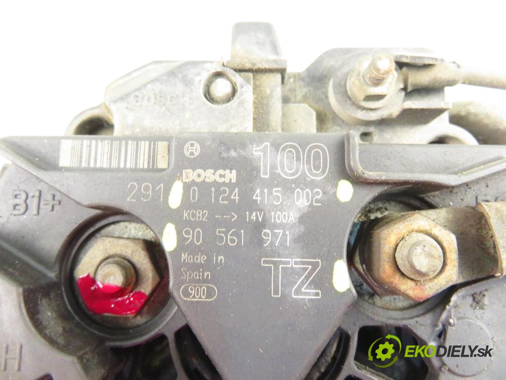 OPEL ASTRA G liftback (T98) HB 2002 62,00 1.6 8V - Z 16 SE 1598,00 Alternátor 90561971 ; 90561971TZ ; 0124415002 (Alternátor)