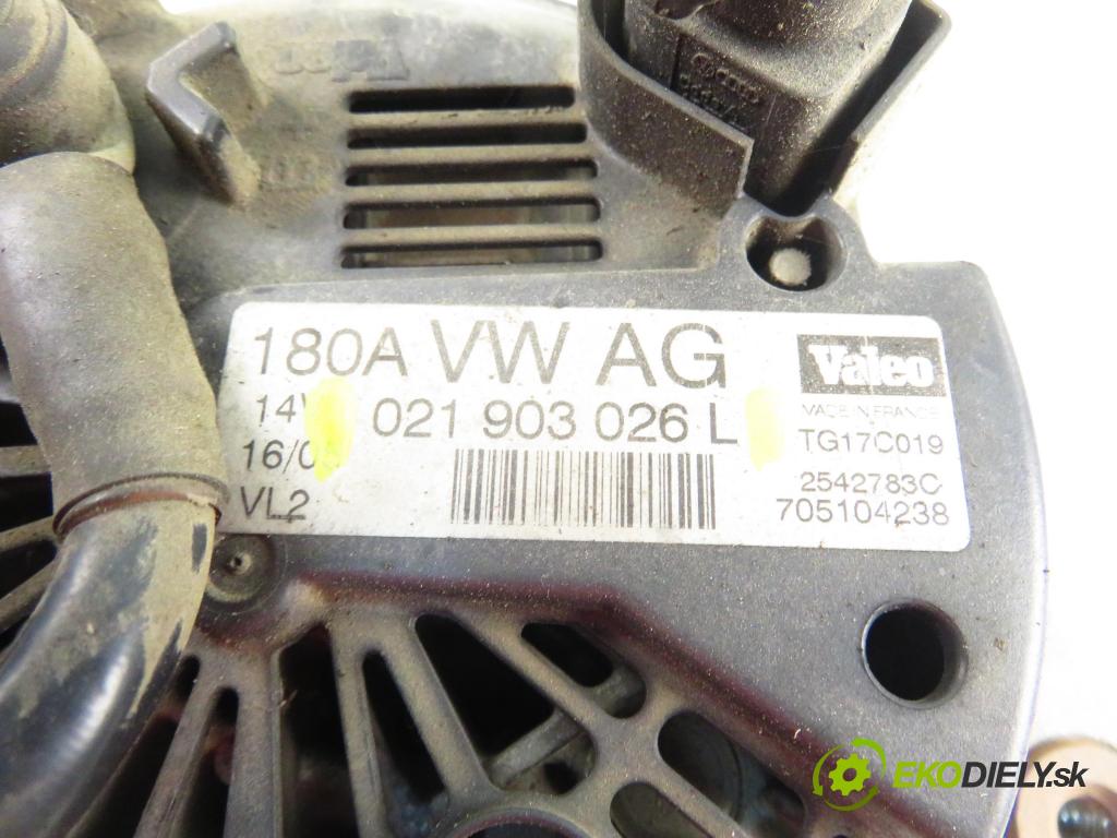 VW PASSAT B6 (3C2) SEDAN 2006 77,00 1.9 TDI PD 105 - BKC 1896,00 Alternátor 021903026L (Alternátor)