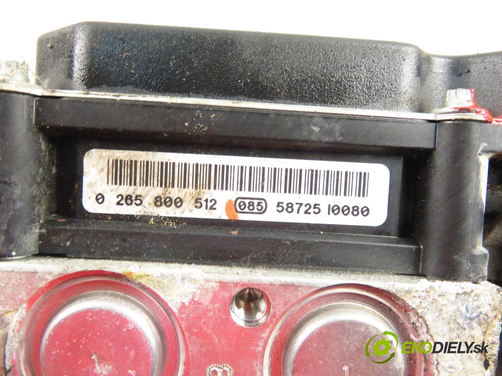 SKODA FABIA I (6Y2) HB 2006 74,00 1.9 TDI PD 100 - ATD 1896,00 Pumpa ABS 6Q0907379AG ; 0265800512 (Pumpa ABS)
