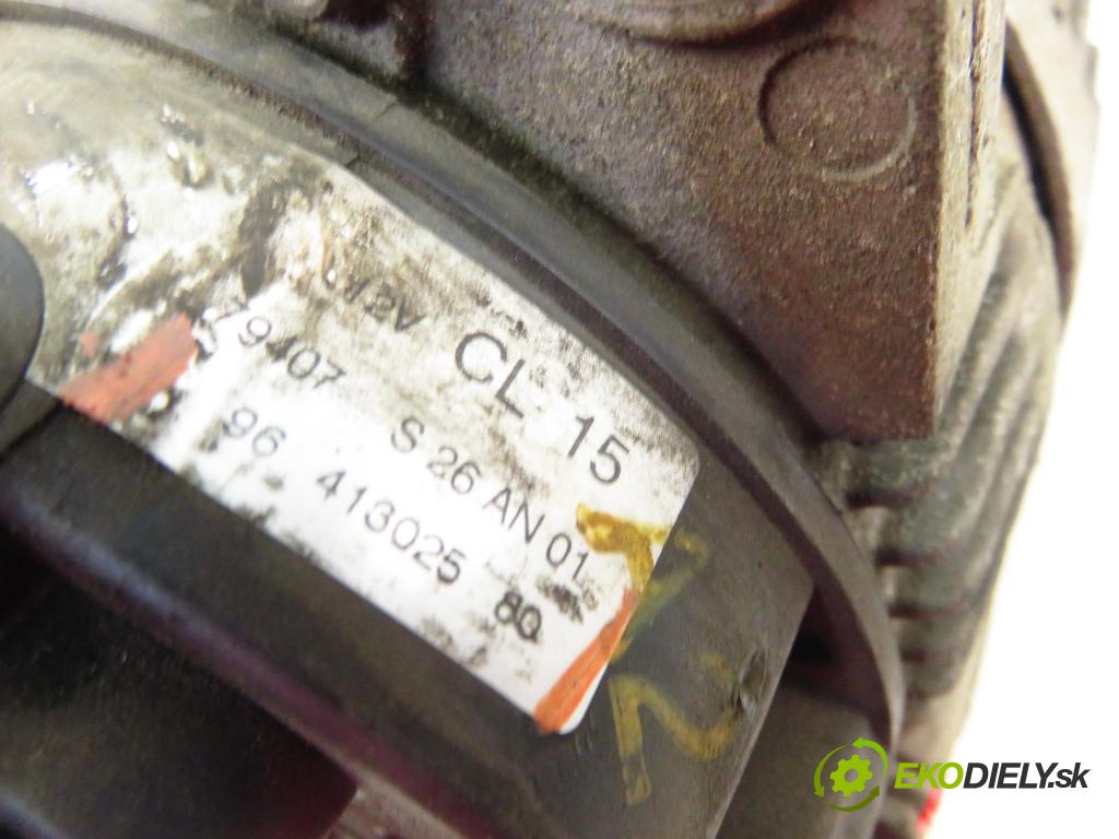 PEUGEOT 307 (3A/C) HB 2001 79,00 2.0 HDi 110 - RHS 1997,00 Alternátor 9641302580 (Alternátor)