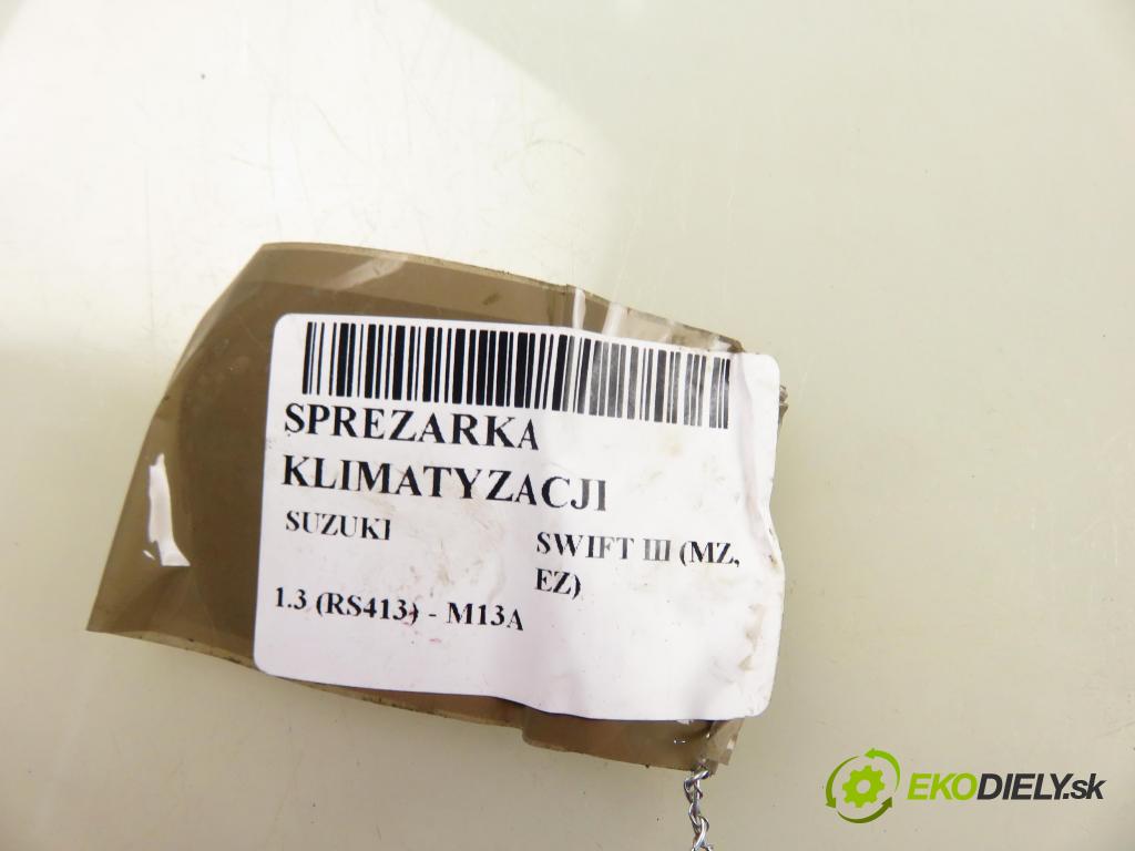 SUZUKI SWIFT III (MZ, EZ) HB 2010 67,00 1.3 91 - M13A 1328,00 KOMPRESOR: klimatizácie 9520062JA0 ; AKC200A083A ; MSC60CAS (Kompresor klimatizácie)