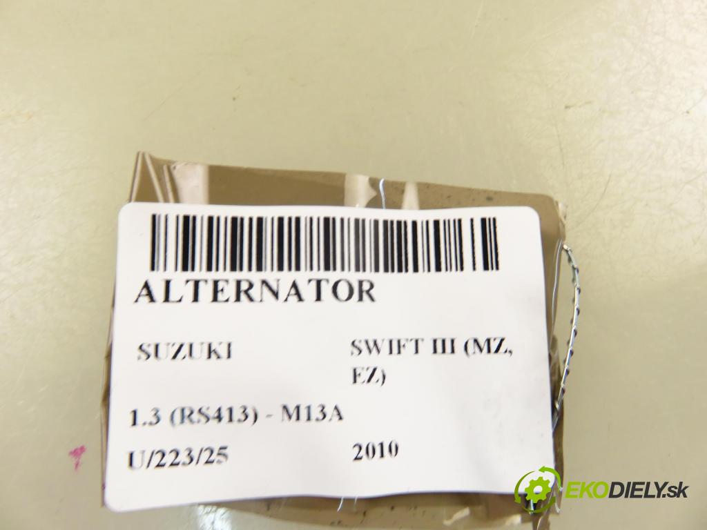 SUZUKI SWIFT III (MZ, EZ) HB 2010 67,00 1.3 91 - M13A 1328,00 Alternátor A5049 (Alternátor)