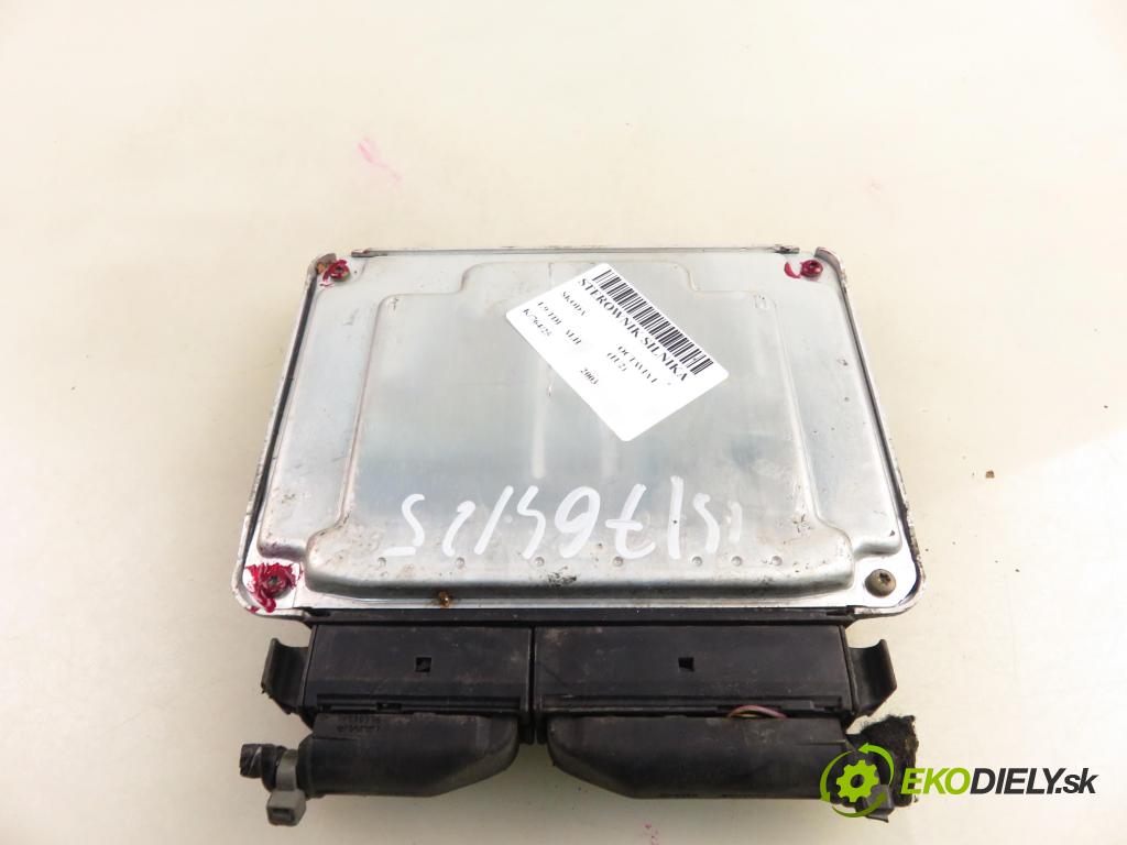SKODA OCTAVIA I (1U2) LIFTBACK 2003 66,00 1.9 TDI - ALH 1896,00 Riadiaca jednotka Motor 038906012H ; 0281010129