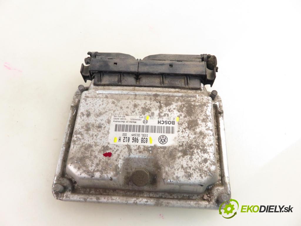 SKODA OCTAVIA I (1U2) LIFTBACK 2003 66,00 1.9 TDI - ALH 1896,00 Riadiaca jednotka Motor 038906012H ; 0281010129