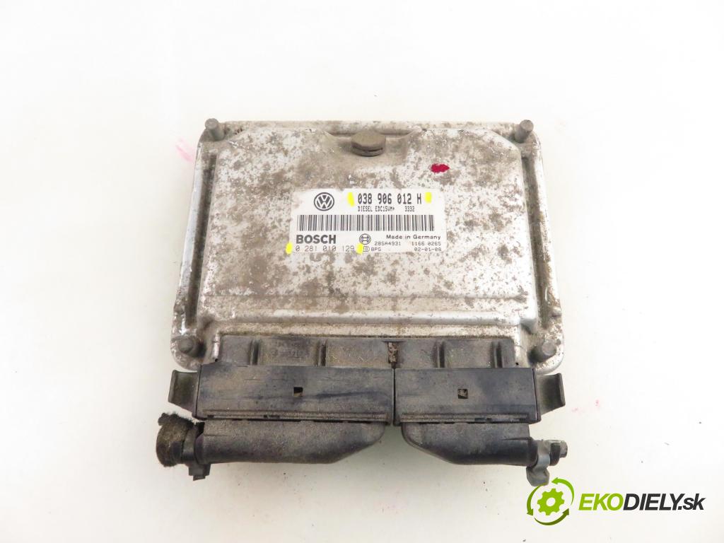 SKODA OCTAVIA I (1U2) LIFTBACK 2003 66,00 1.9 TDI - ALH 1896,00 Riadiaca jednotka Motor 038906012H ; 0281010129