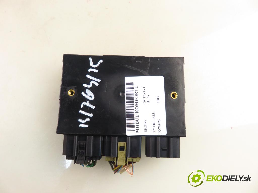 SKODA OCTAVIA I (1U2) LIFTBACK 2003 66,00 1.9 TDI - ALH 1896,00 MODUL komfortu 1C0959799A ; 5DK00821300