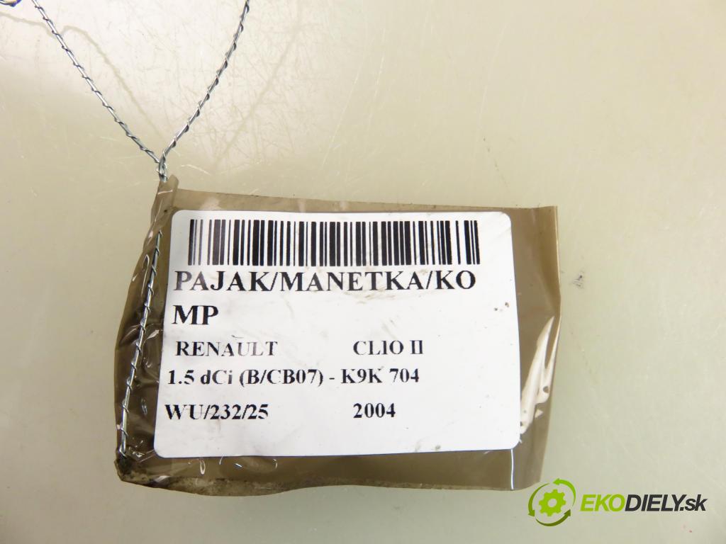 RENAULT CLIO II (BB_, CB_) HB 2004 48,00 1.5 dCi 65 - K9K 704 1461,00 páčka/prepínač 8200058679