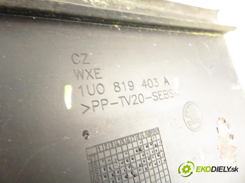 SKODA OCTAVIA I (1U2) LIFTBACK 2003 66,00 1.9 TDI - ALH 1896,00 Torpédo, plast pod čelné okno 1U0819403A ; 1U0819404A (Torpédo (plast pod čelným sklom))