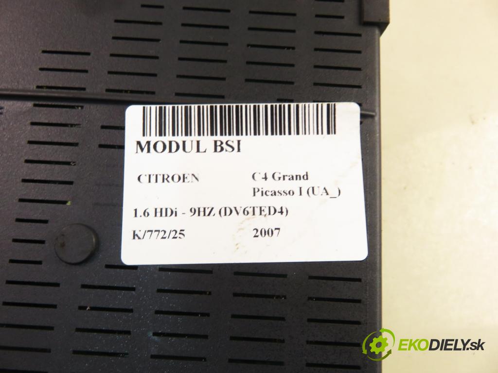 CITROEN C4 Grand Picasso I (UA_) MINIVAN 2007 80,00 1.6 HDi - 9HZ (DV6TED4) 1560,00 MODUL BSI 9663510180
