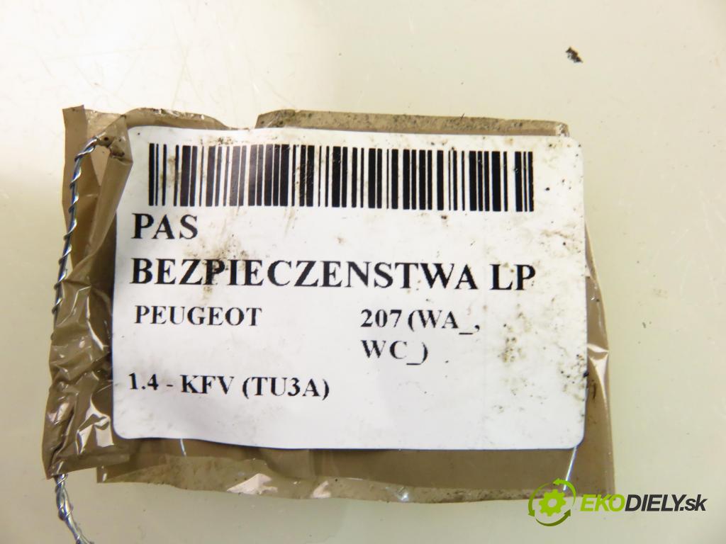 PEUGEOT 207 (WA_, WC_) HB 2008 55,00 1.4 - KFV (TU3A) 1360,00 Držiak bezpečnostný LP 96498059XX