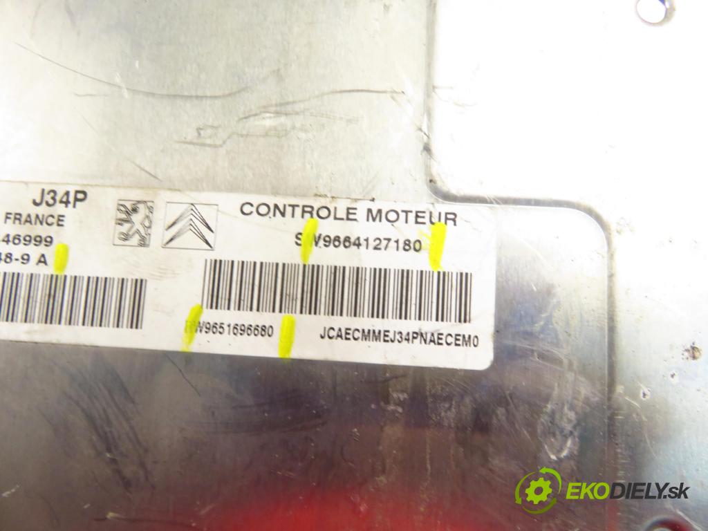 PEUGEOT 207 (WA_, WC_) HB 2008 55,00 1.4 - KFV (TU3A) 1360,00 Riadiaca jednotka Motor 9664127180 ; 9651696680 ; 215860489A