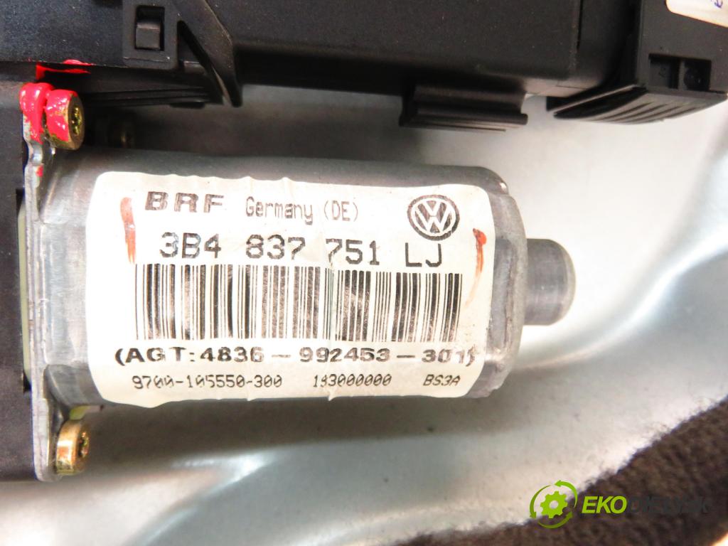 VW PASSAT B5.5 Variant (3B6) KOMBI 2003 96,00 1.9 TDI PD 130 - AVF 1896,00 mechanismus oken 3B4837755D ; 3B4837751LJ