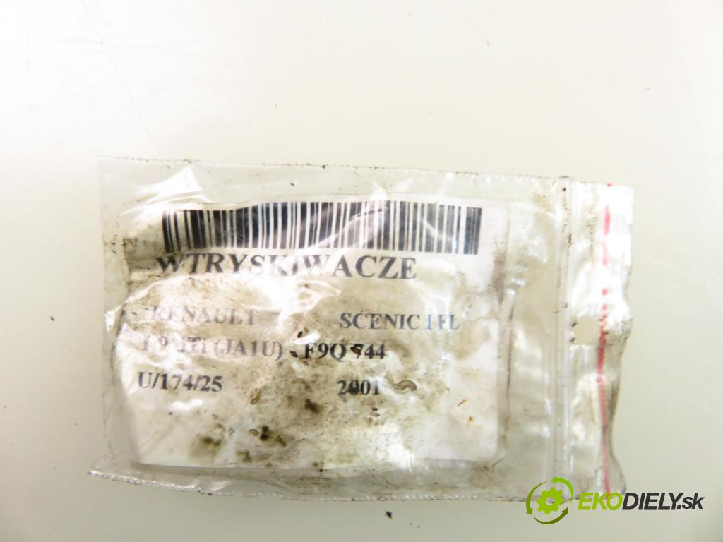 RENAULT SCENIC I (JA0/1_) MINIVAN 2001 59,00 1.9 dTi 80 - F9Q 744 1870,00 vstrekovač 0432193563 ; 8200047506 (Vstrekovač paliva)