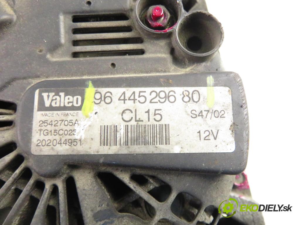 PEUGEOT 307 (3A/C) HB 2003 50,00 1.4 HDi - 8HZ (DV4TD) 1398,00 Alternátor 9644529680 (Alternátor)