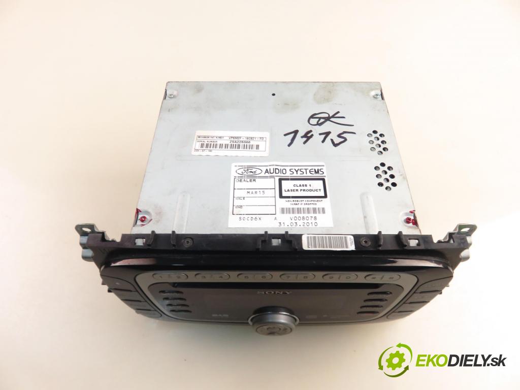 FORD S-MAX (WA6) MINIVAN 2006 92,00 1.8 TDCi 125 - QYWA 1753,00 RADIO CD 8S7T18C939ME