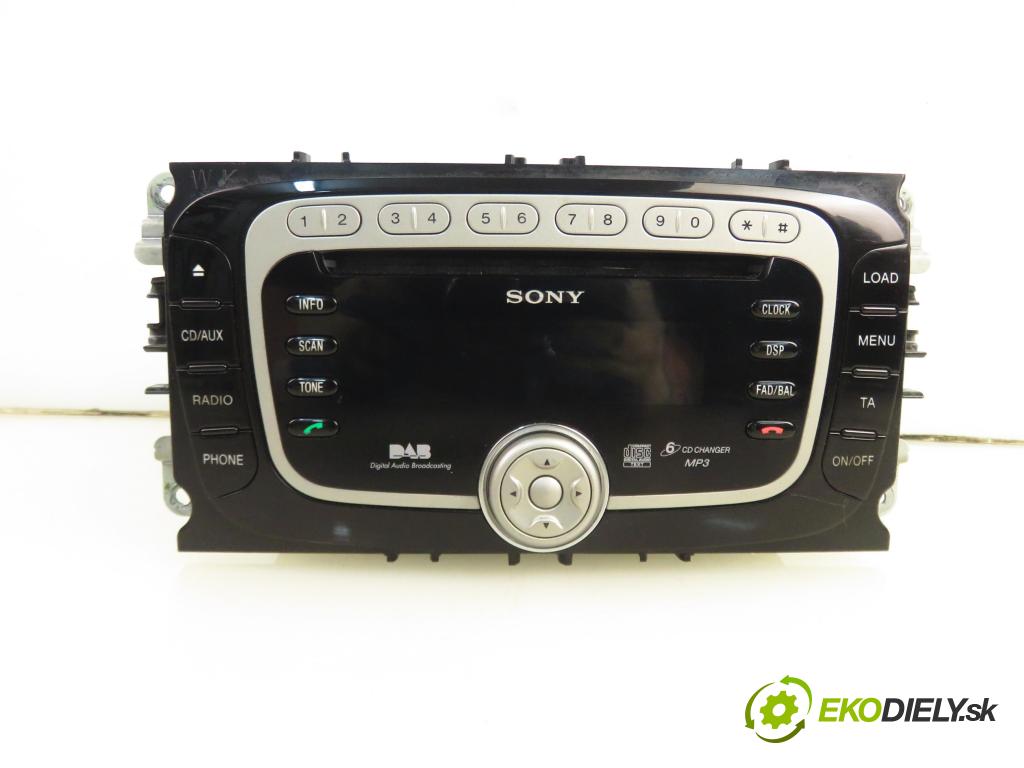 FORD S-MAX (WA6) MINIVAN 2006 92,00 1.8 TDCi 125 - QYWA 1753,00 RADIO CD 8S7T18C939ME