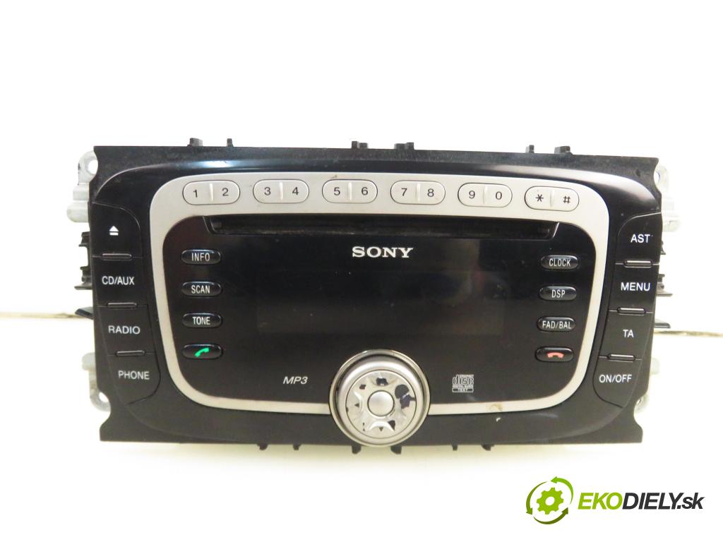 FORD MONDEO IV sedan (BA7) SEDAN 2008 92,00 1.8 TDCi - KHBA 1753,00 RADIO CD 7S7T18C939CA