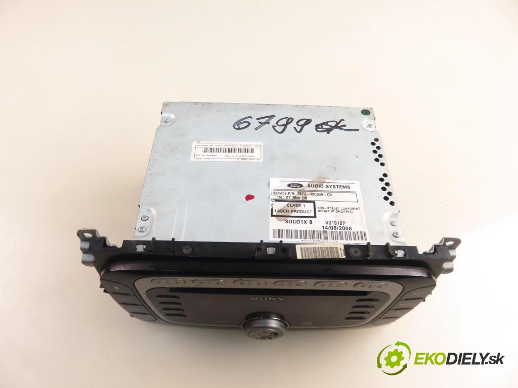 FORD MONDEO IV sedan (BA7) SEDAN 2008 92,00 1.8 TDCi - KHBA 1753,00 RADIO CD 7S7T18C939CA