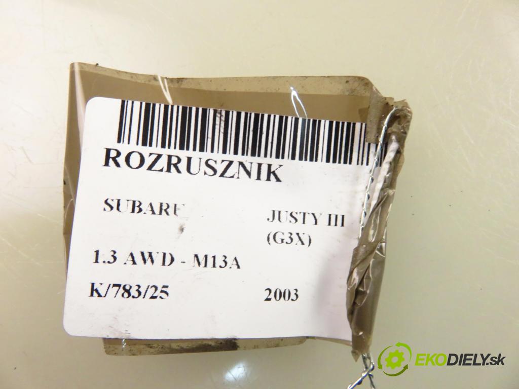 SUBARU JUSTY III (G3X) HB 2003 69,00 1.3 AWD 94 - M13A 1328,00 Štartér 3110081A30 ; M000T84981 (Štartér)
