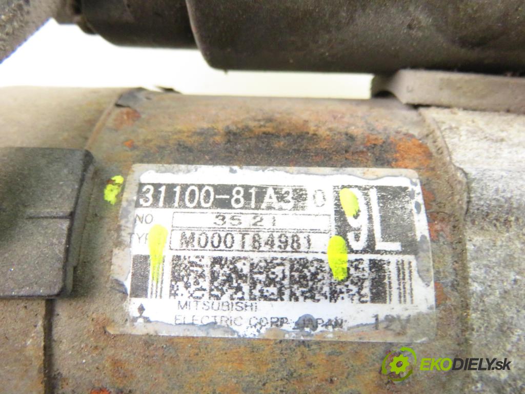 SUBARU JUSTY III (G3X) HB 2003 69,00 1.3 AWD 94 - M13A 1328,00 Štartér 3110081A30 ; M000T84981 (Štartér)