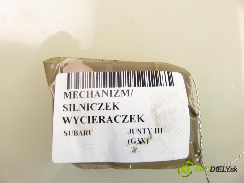 SUBARU JUSTY III (G3X) HB 2003 69,00 1.3 AWD 94 - M13A 1328,00 motorek stěračů PŘEDNÍ: