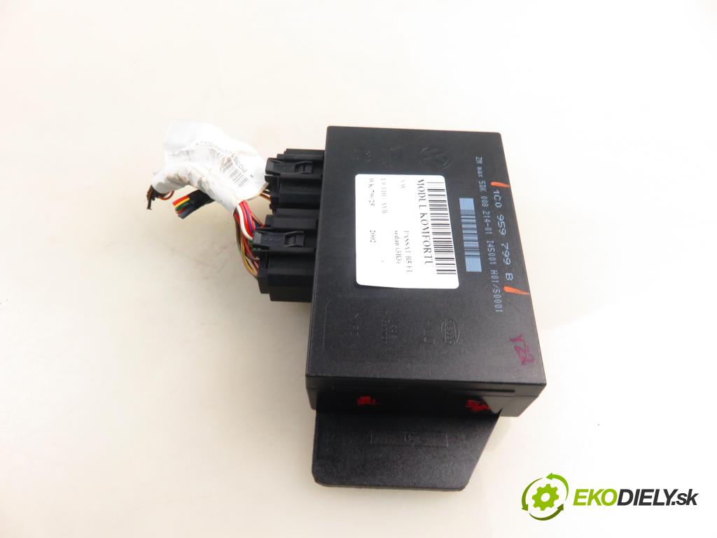 VW PASSAT B5.5 (3B3) SEDAN 2002 74,00 1.9 TDI PD 101 - AVB 1896,00 MODUL komfortu 1C0959799B