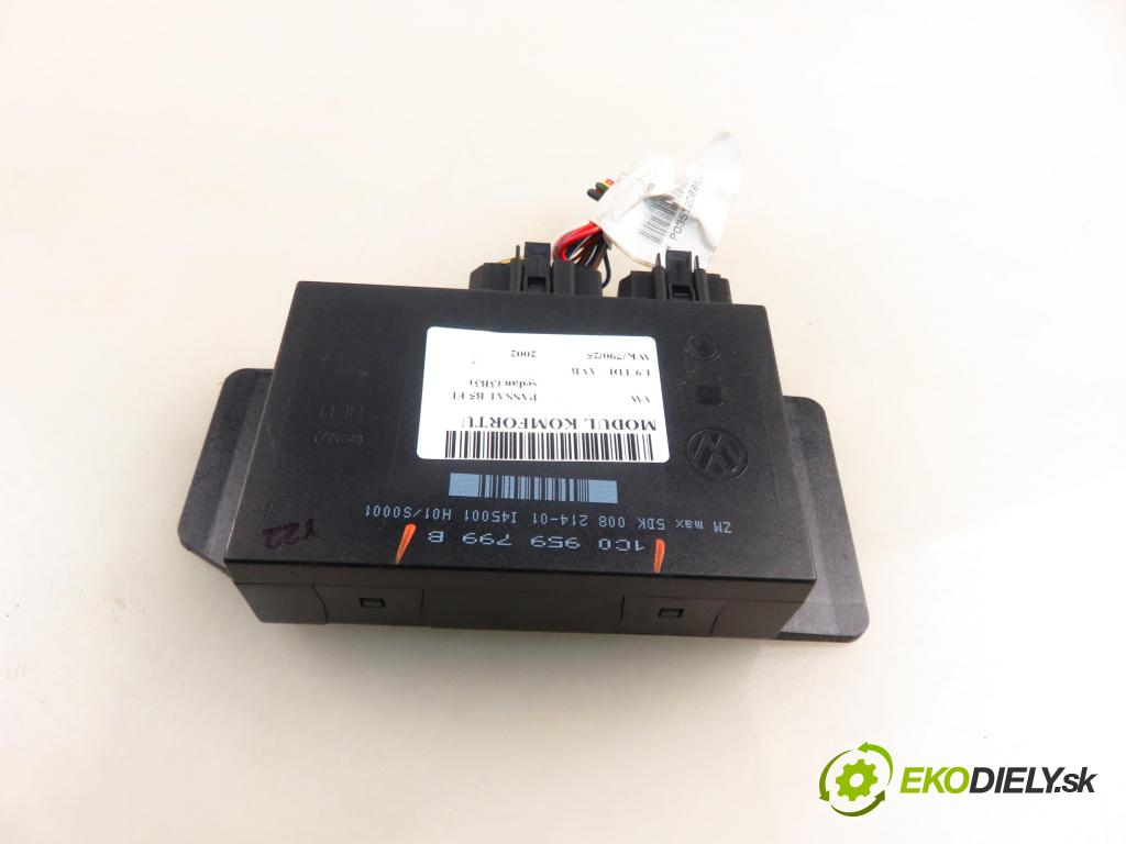 VW PASSAT B5.5 (3B3) SEDAN 2002 74,00 1.9 TDI PD 101 - AVB 1896,00 MODUL komfortu 1C0959799B