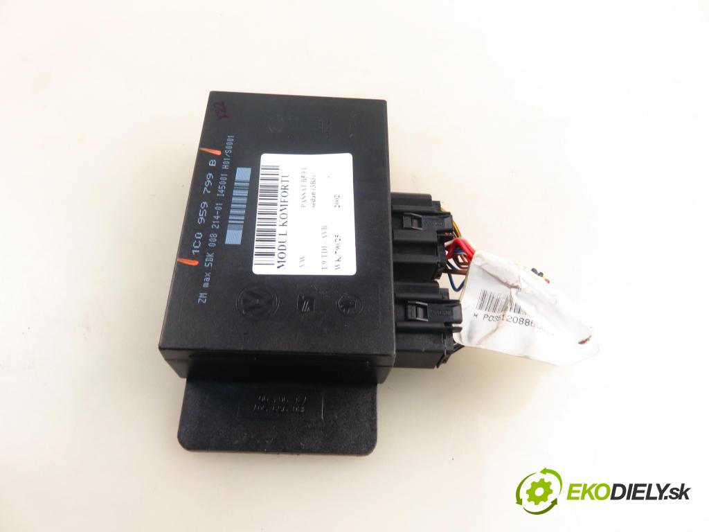 VW PASSAT B5.5 (3B3) SEDAN 2002 74,00 1.9 TDI PD 101 - AVB 1896,00 MODUL komfortu 1C0959799B