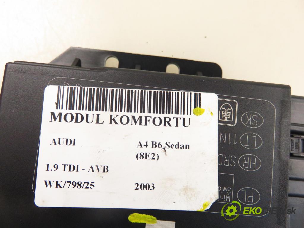 AUDI A4 (8E2, B6) SEDAN 2003 74,00 1.9 TDI PD 101 - AVB 1896,00 MODUL komfortu 8E0959433AH