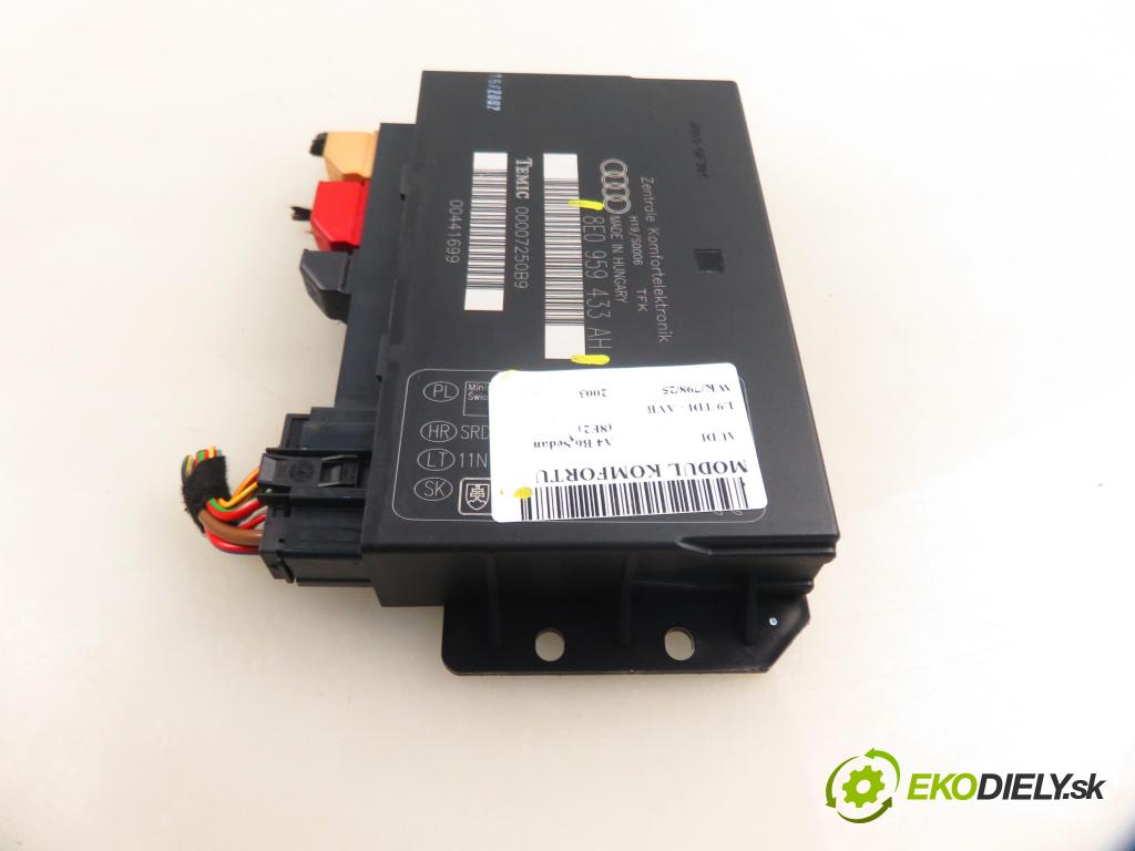 AUDI A4 (8E2, B6) SEDAN 2003 74,00 1.9 TDI PD 101 - AVB 1896,00 MODUL komfortu 8E0959433AH