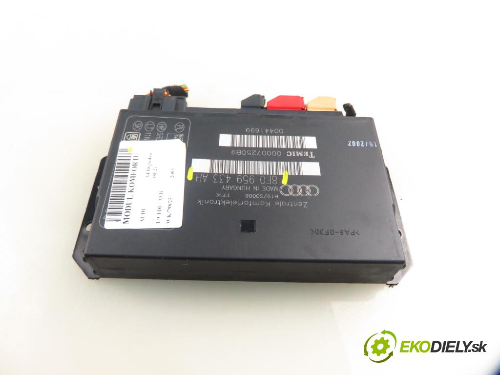 AUDI A4 (8E2, B6) SEDAN 2003 74,00 1.9 TDI PD 101 - AVB 1896,00 MODUL komfortu 8E0959433AH
