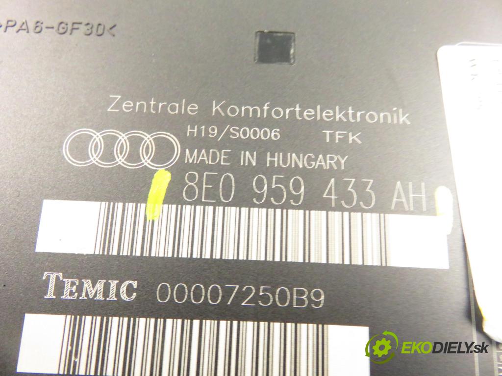 AUDI A4 (8E2, B6) SEDAN 2003 74,00 1.9 TDI PD 101 - AVB 1896,00 MODUL komfortu 8E0959433AH