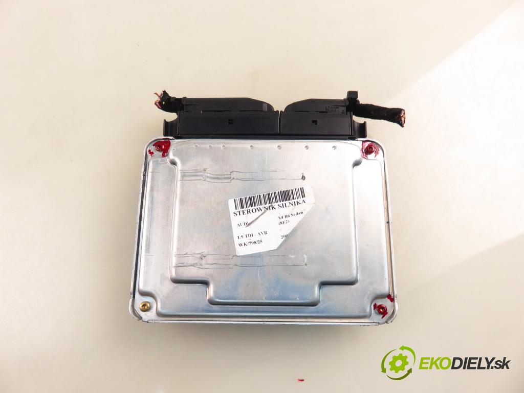 AUDI A4 (8E2, B6) SEDAN 2003 74,00 1.9 TDI PD 101 - AVB 1896,00 Riadiaca jednotka Motor 038906019JL ; 0281011036