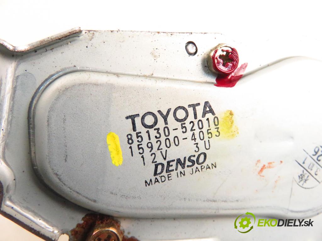 TOYOTA YARIS (_P1_) HB 1999 50,00 1.0 VVT- i 68 - 1SZ-FE 998,00 motorek stěrače ZADNÍ: 8513052010 ; 1592004053