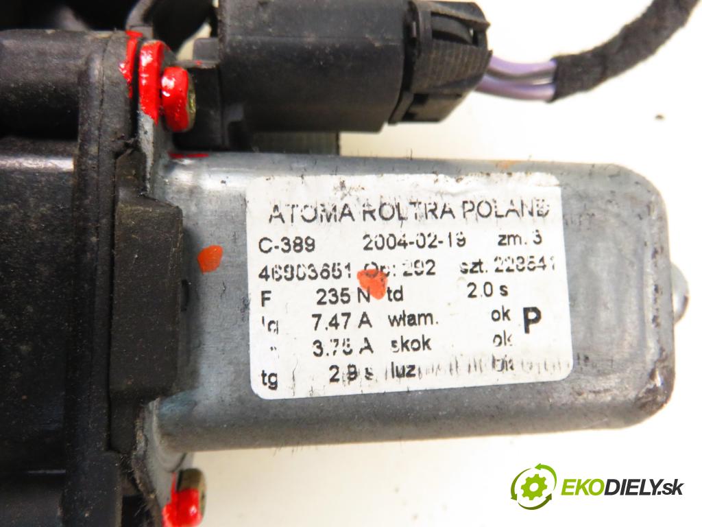 FIAT PANDA (169_) HB 2004 44,00 1.2 60 - 188 A4.000 1242,00 mechanismus oken PPE 46803651