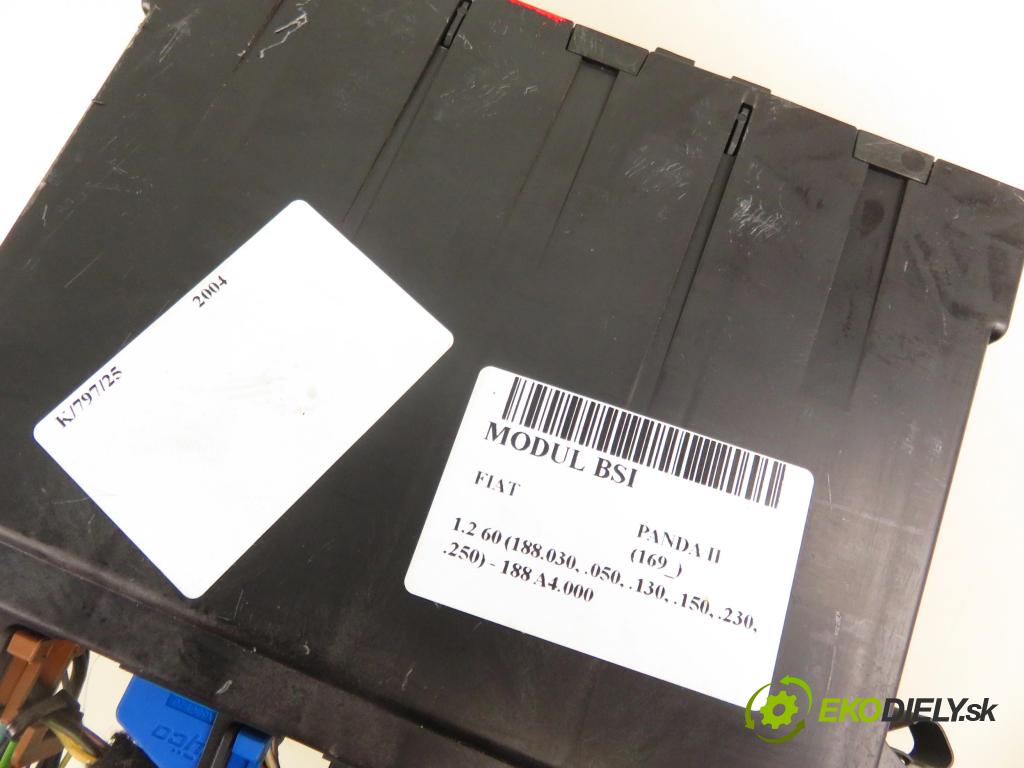 FIAT PANDA (169_) HB 2004 44,00 1.2 60 - 188 A4.000 1242,00 MODUL BSI S118578030C ; 51740050