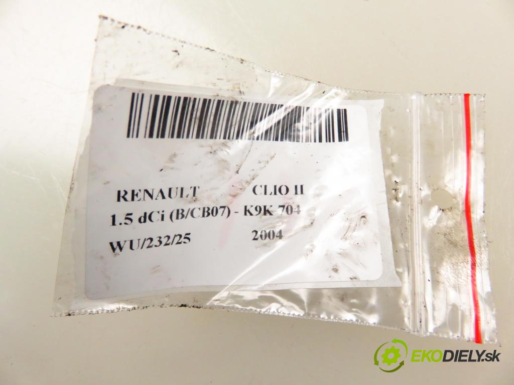 RENAULT CLIO II (BB_, CB_) HB 2004 48,00 1.5 dCi 65 - K9K 704 1461,00 vstrekovač EJBR02101Z ; 8200240244 (Vstrekovač paliva)