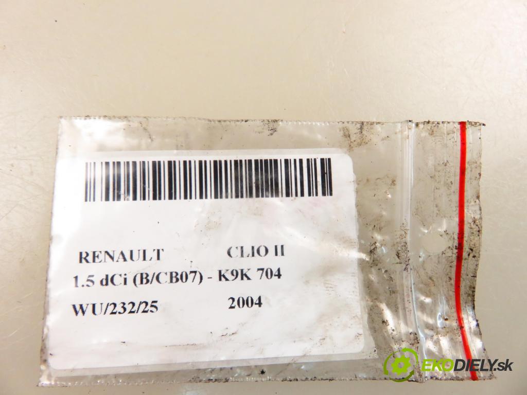 RENAULT CLIO II (BB_, CB_) HB 2004 48,00 1.5 dCi 65 - K9K 704 1461,00 vstrekovač EJBR02101Z ; 8200240244 ; 8200049876 (Vstrekovač paliva)
