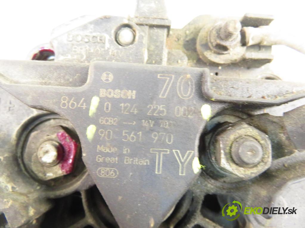 OPEL ASTRA G Kombi (T98) HB 1998 74,00 1.6 16V - Z 16 XE 1598,00 Alternátor 90561970 ; 90561970TY ; 0124225002 (Alternátor)