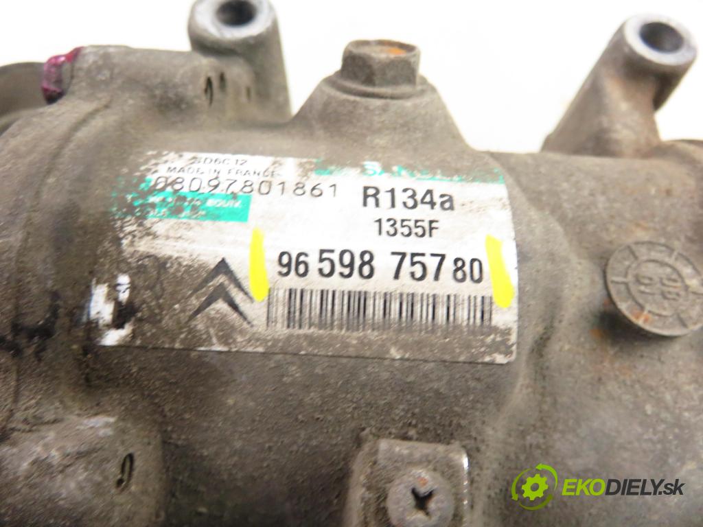 PEUGEOT 207 (WA_, WC_) HB 2008 55,00 1.4 - KFV (TU3A) 1360,00 KOMPRESOR: klimatizace 9659875780 (Kompresor klimatizace)