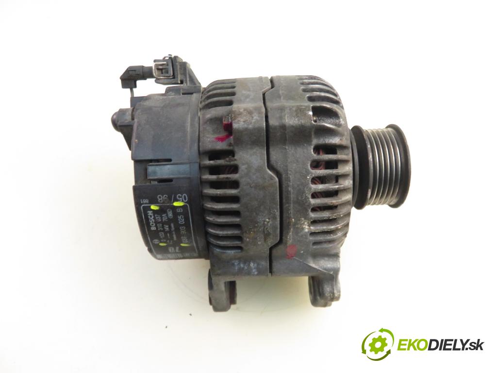 SKODA OCTAVIA I (1U2) LIFTBACK 1998 74,00 1.6 - AKL 1595,00 Alternátor 037903025B ; 0123310037 (Alternátor)