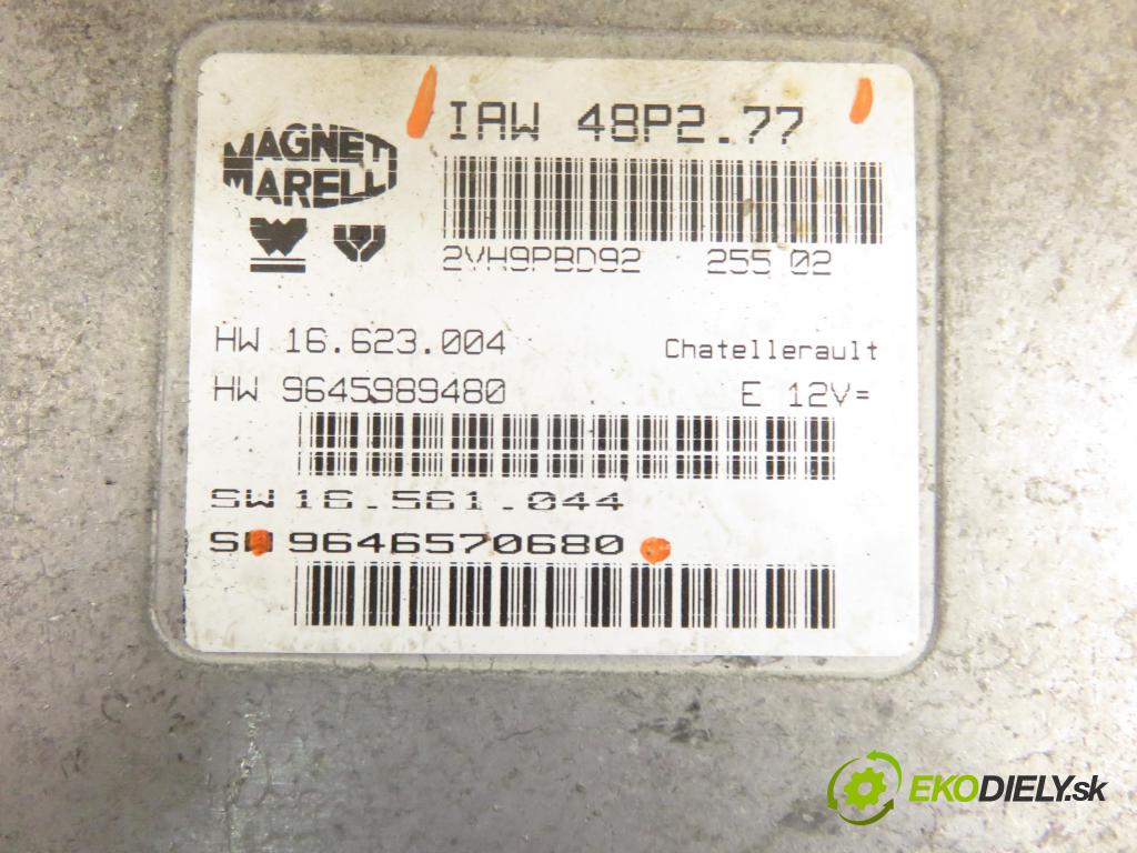 PEUGEOT 206 liftback (2A/C) HB 2002 440,00 1.1 i - HFX (TU1JP) 1124,00 Riadiaca jednotka Motor IAW48P277 ; 9646570680