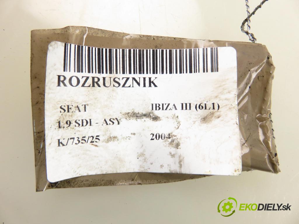 SEAT IBIZA III (6L1) HB 2004 47,00 1.9 SDI - ASY 1896,00 Štartér 0001125051 (Štartér)