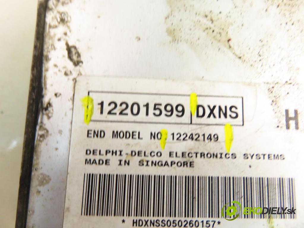 OPEL CORSA C (X01) HB 2004 44,00 1 - Z 10 XEP 998,00 Riadiaca jednotka Motor 12201599 ; 12242149